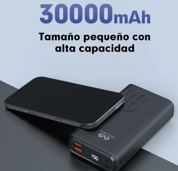 Power Bank Miccell 30000 mAh