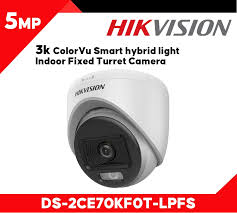 DS-2CE70KF0T-LPFS - CAMERA ANALOGIQUE COLORVU HYBRIDE 5MP INTERIEUR
